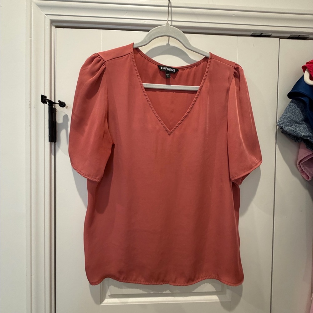 Vintage Express Satin Top - Size Small
